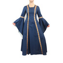 Blaudruck Greiz Kleid Rahel XL